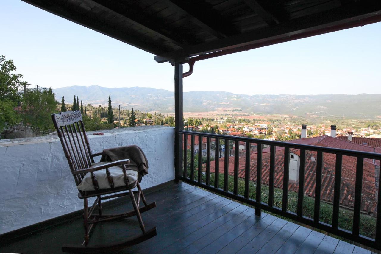 Dandy Villas Amfiklia - Pasithea - Stunning View - Fireplace - Parking אמפיקליה מראה חיצוני תמונה