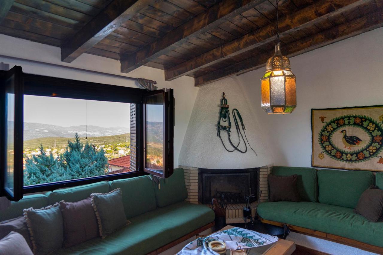 Dandy Villas Amfiklia - Pasithea - Stunning View - Fireplace - Parking אמפיקליה מראה חיצוני תמונה