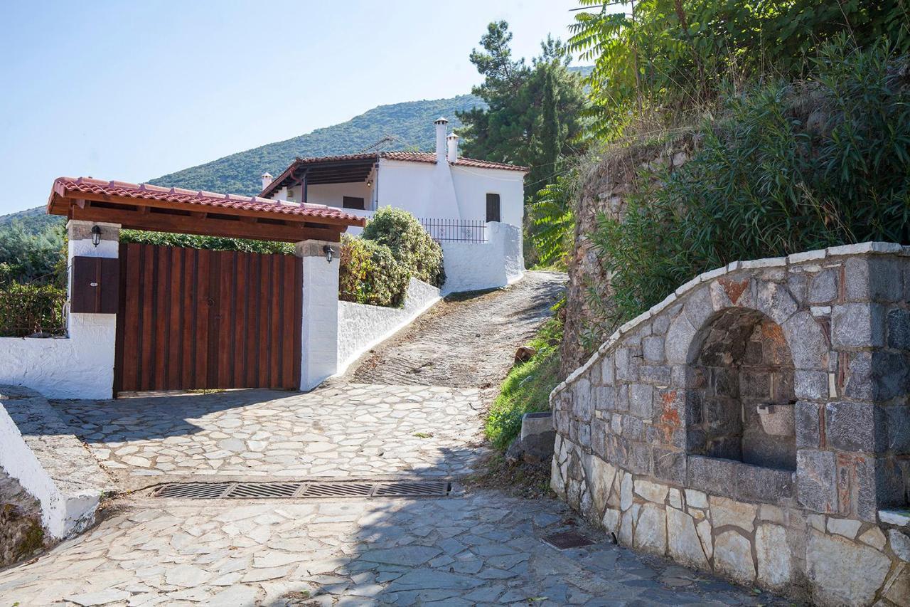 Dandy Villas Amfiklia - Pasithea - Stunning View - Fireplace - Parking אמפיקליה מראה חיצוני תמונה